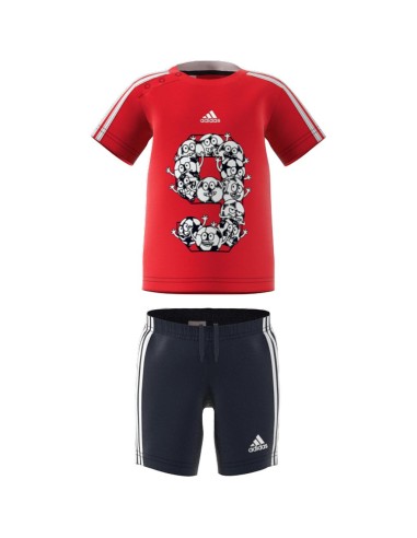 Conjunto Performance Adidas Junior Rojo