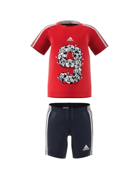 Conjunto Performance Adidas Junior Rojo