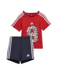 Conjunto Performance Adidas Junior Rojo 2
