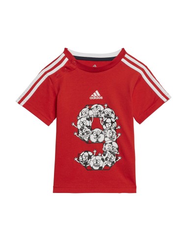 Conjunto Performance Adidas Junior Rojo