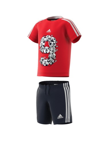 Conjunto Performance Adidas Junior Rojo