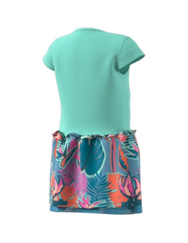 Conjunto Adidas Flower Print Toddlers Azul