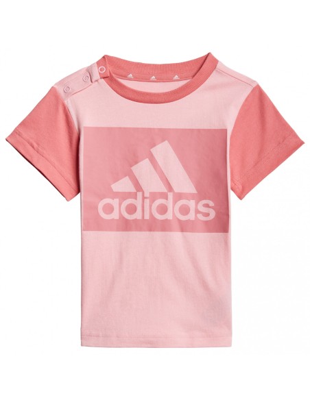 Coonjunto Essentials Adidas Junior Rosa