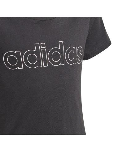 Camiseta Essentials Adidas Junior Negra