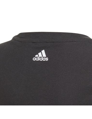 Camiseta Essentials Adidas Junior Negra