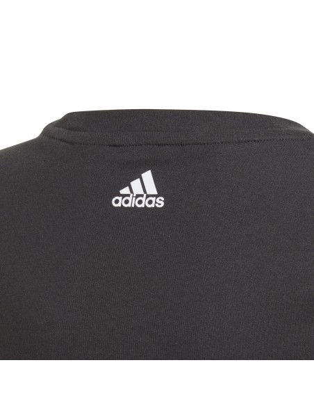Camiseta Essentials Adidas Junior Negra