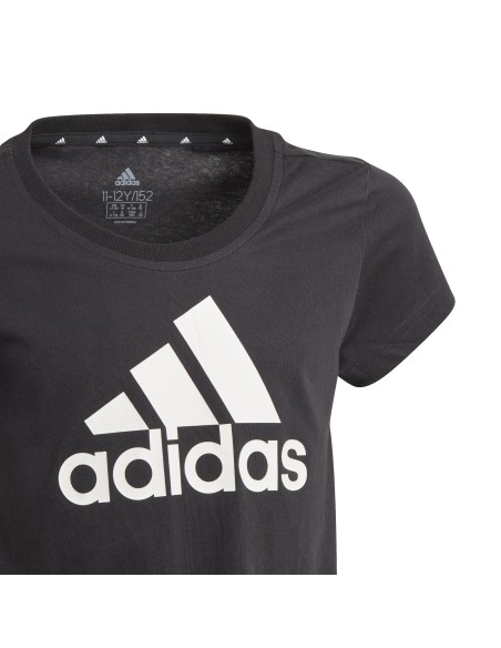 Camiseta Essentials Adidas Junior Negro