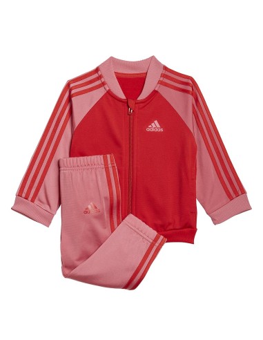 Chándal 3 Stripes Adidas Junior Rojo