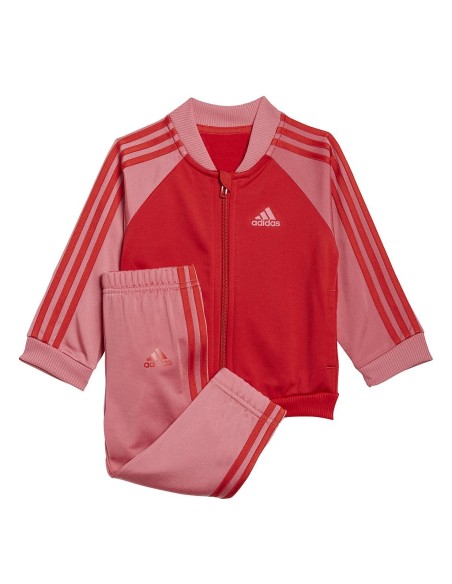 Chándal 3 Stripes Adidas Junior Rojo