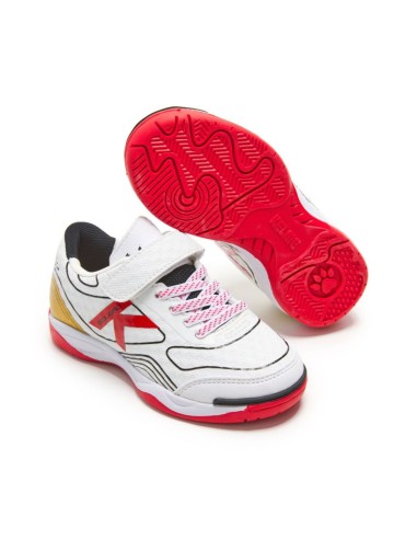 Zapatilla Fútbol Sala Kelme Goleiro Elastic Blanca
