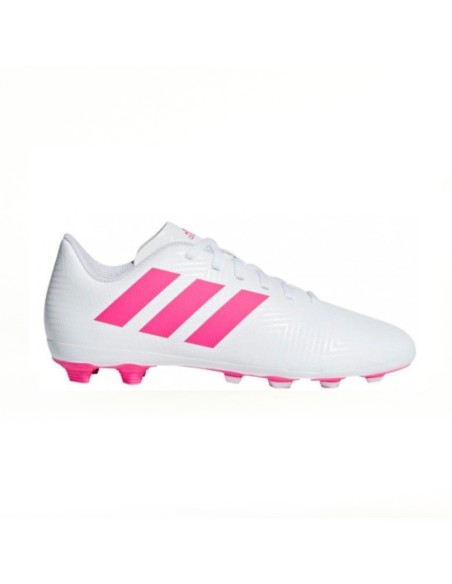 Bota de Futbol Adidas Junior Blanca / Rosa