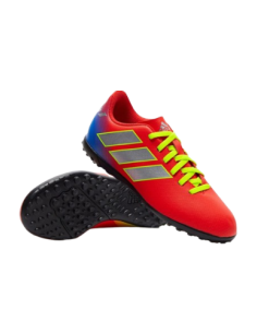 Bota Futbol Adidas Junior Rojo / Azul 2