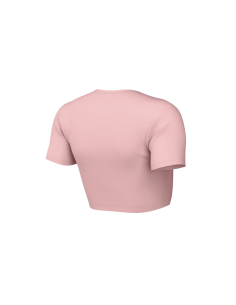 Camiseta Nike Mujer Slip Top Crop Rosa 2