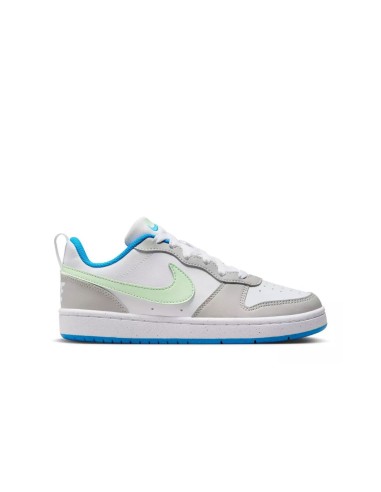 Zapatilla Nike Niño Court Borough Low Recraft Blanca